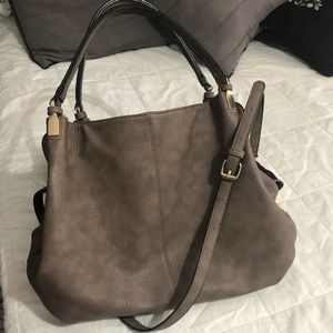 Lulus taupe tote